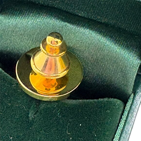 Hand-Painted McLaughlin Glazeware Presidential Lapel Pin In Gift Box - Picture 7 of 7